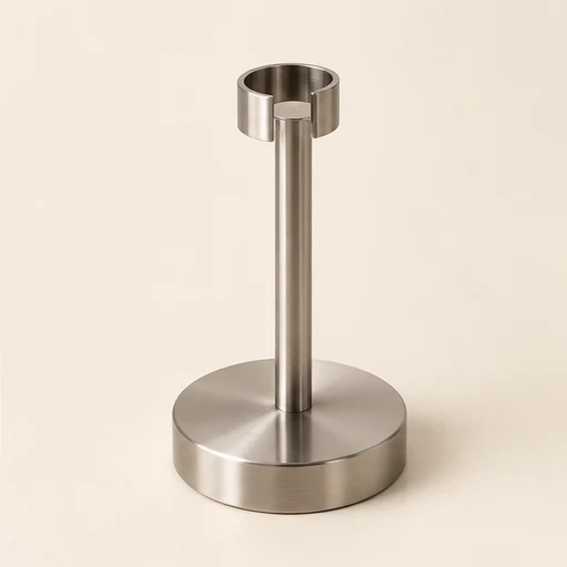 Weighted razor stand